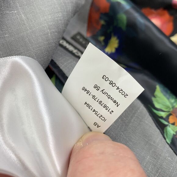 Indochino Blazer Men Newbury 56 Wool Linen Blend NEW Adult E154 - Picture 8 of 11